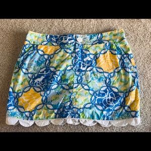 lilly pulitzer skort size 6
